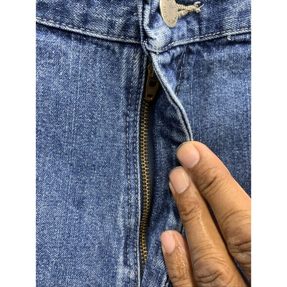 Vintage Wrangler Carpenter Shorts Mens Size 38 Relaxed Fit Hammer Loop Blue - Picture 12 of 16